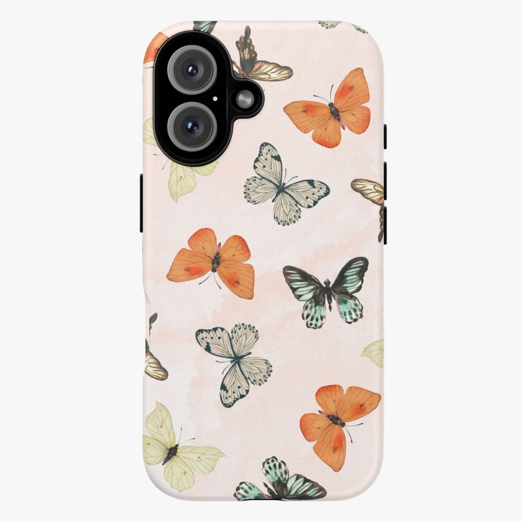 Butterflies Print Premium Phone Cover