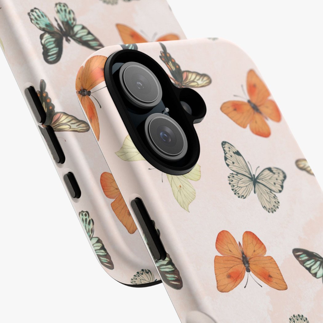 Butterflies Print Premium Phone Cover - Image 2