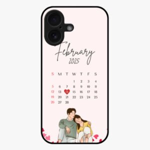 Love Calendar Customize Glossy Premium Phone Cover