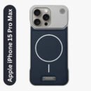 RichCase Frameless Navy Carbon Texture MagSafe Case for iPhone 15 Pro Max